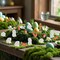 24 PCS Mini Bunnies Easter Decor - Mini Resin Animals Rabbits, Miniature Figurines Tiny Animals to Hide, for Easter Egg Filler Stuffers DIY Crafts Fairy Gardens Table Decor (White)